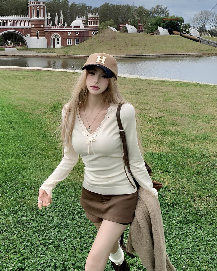 バックデザインショートインスカート Mc 641