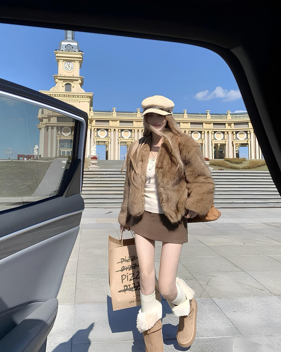 バックデザインショートインスカート Mc 641