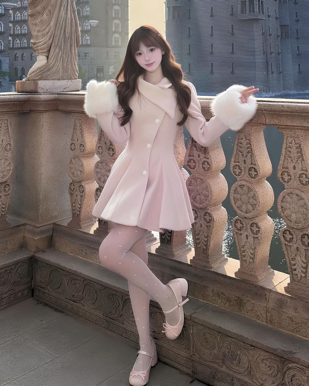 フレアシルエットフェアリーコート Mc 666