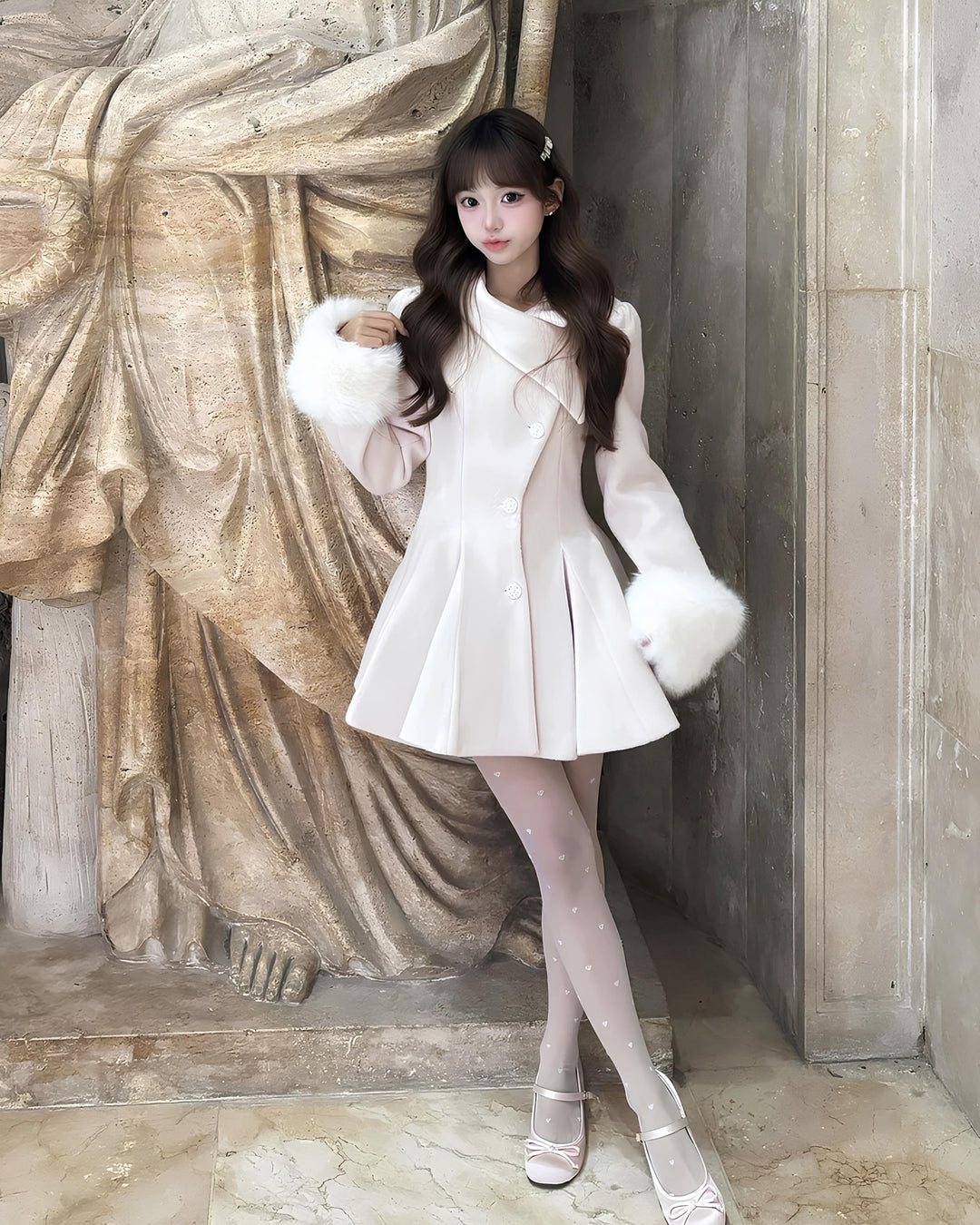 フレアシルエットフェアリーコート Mc 666