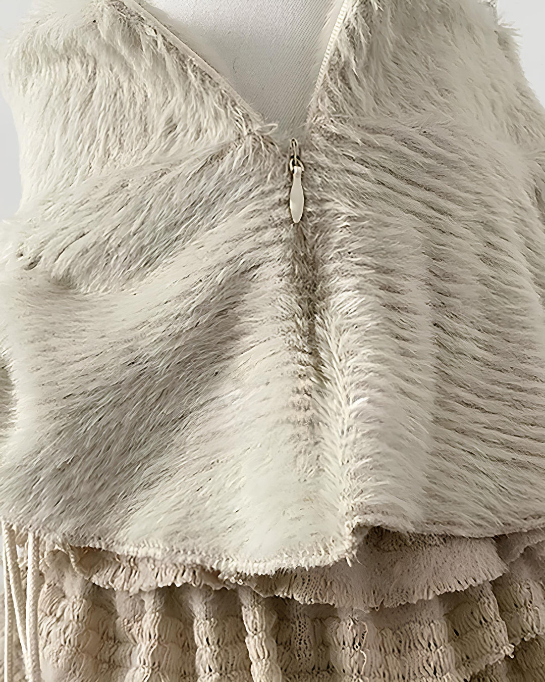 シャギーフリルドロストミニスカート Mc702