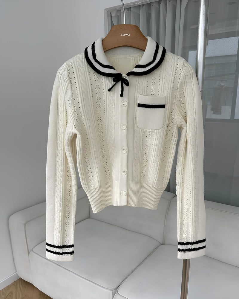 クラシカルリボンニットセットアップ Mc 714