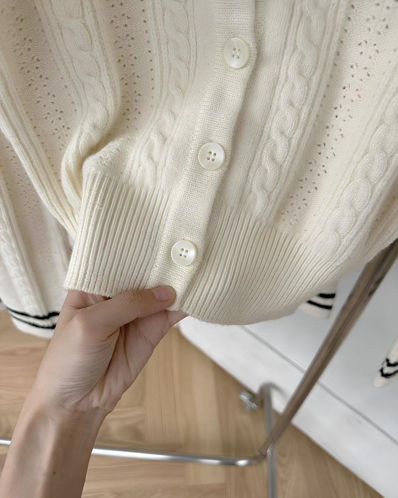 クラシカルリボンニットセットアップ Mc 714