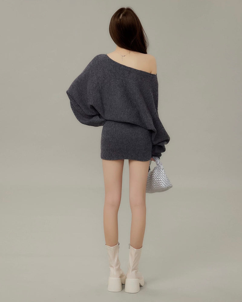 ビジューニットワンピース Mc 706