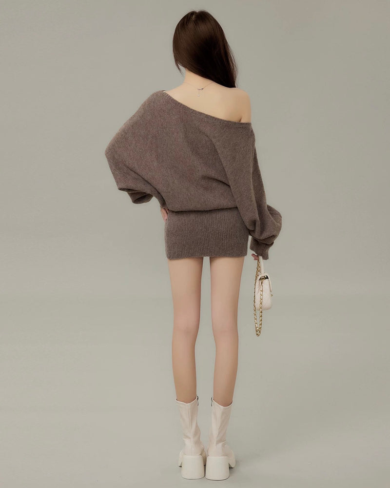 ビジューニットワンピース Mc 706