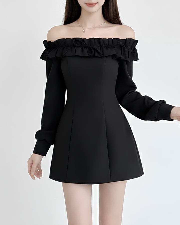 フリルオフショルミニワンピース Mc  720