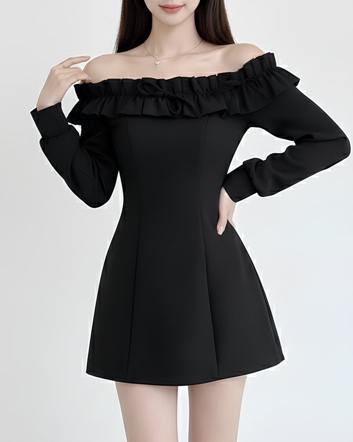 フリルオフショルミニワンピース Mc  720