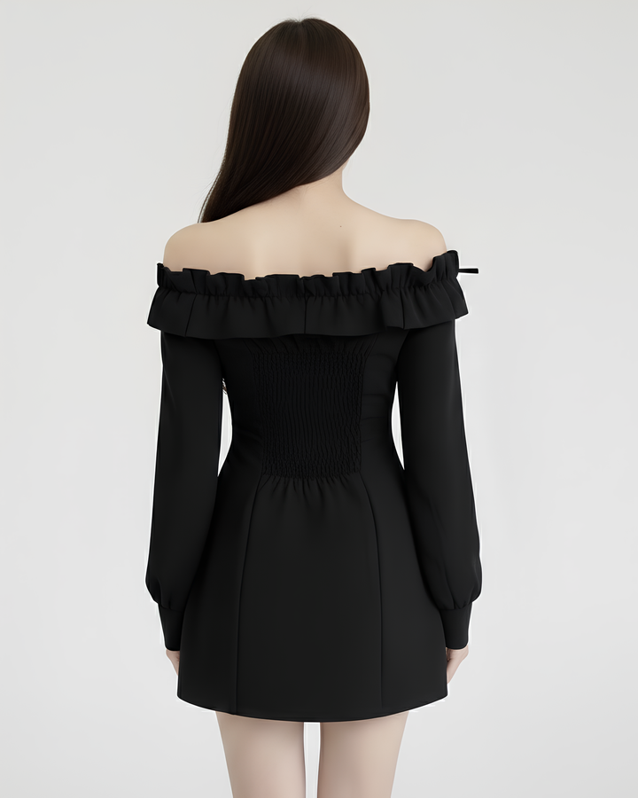 フリルオフショルミニワンピース Mc  720