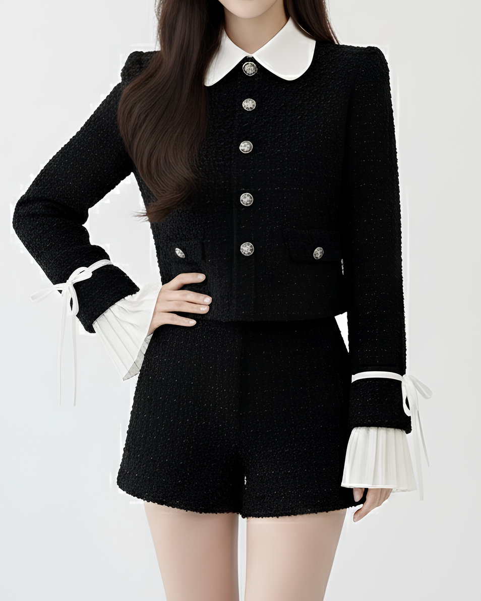 クラシックリボンツイードセットアップ Mc  721