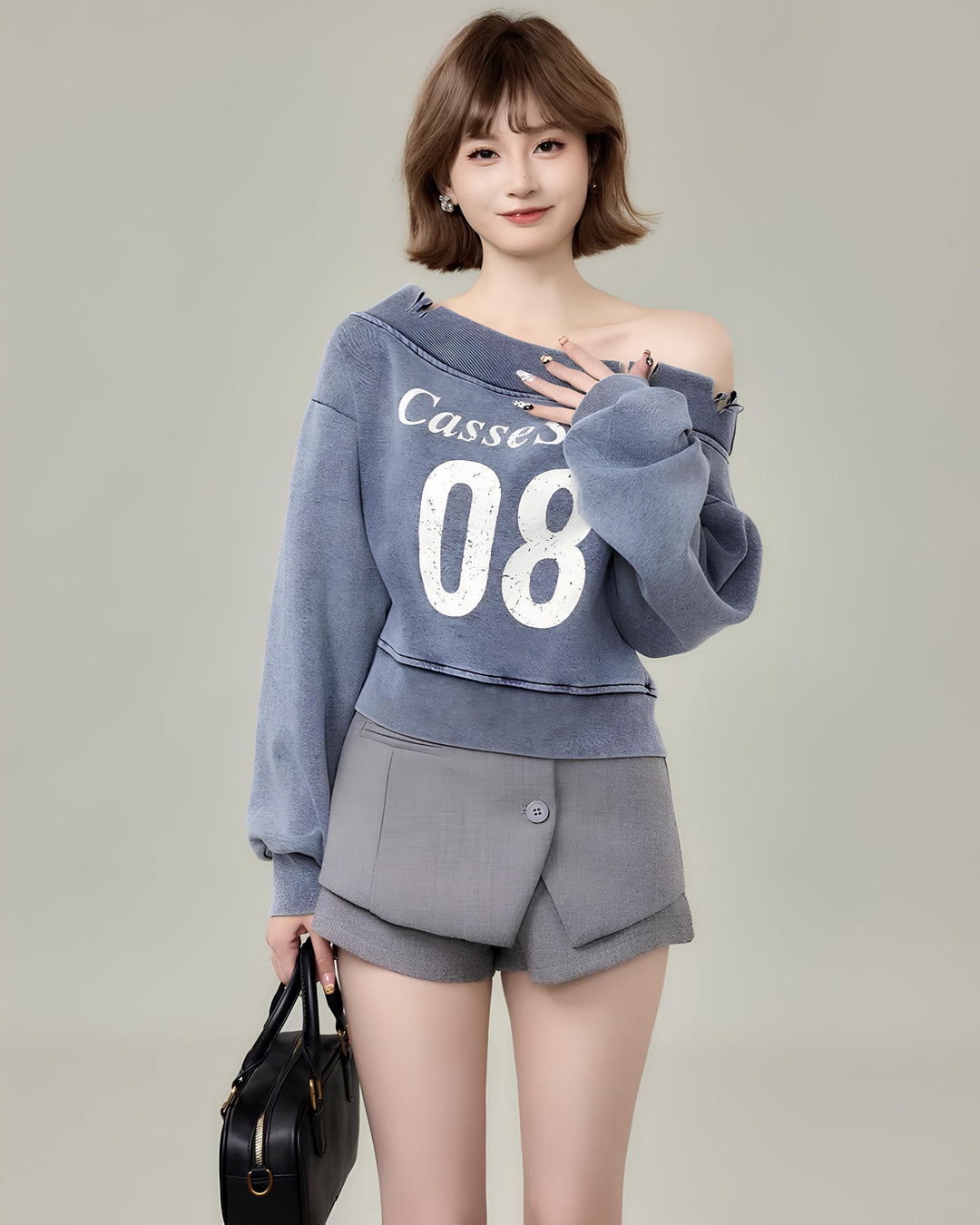 レイヤードボタンショートパンツ Mc 723