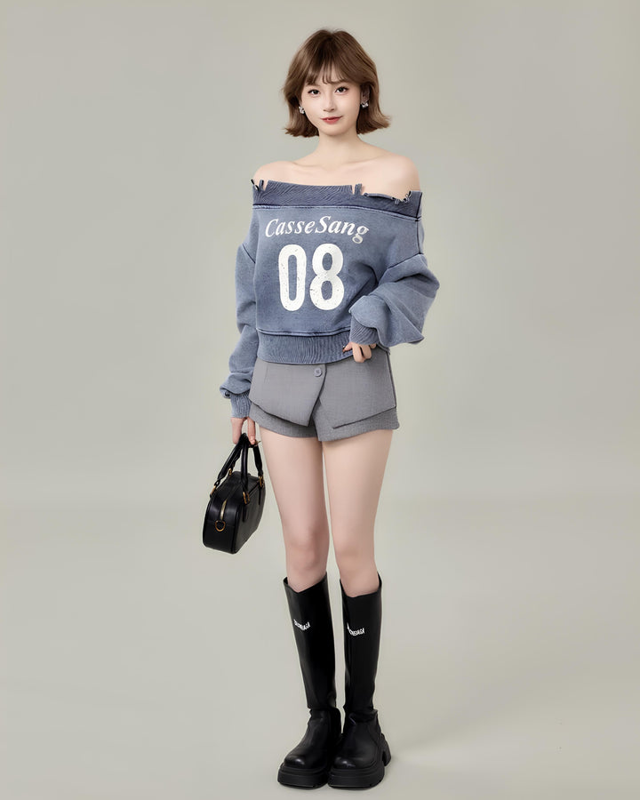 レイヤードボタンショートパンツ Mc 723