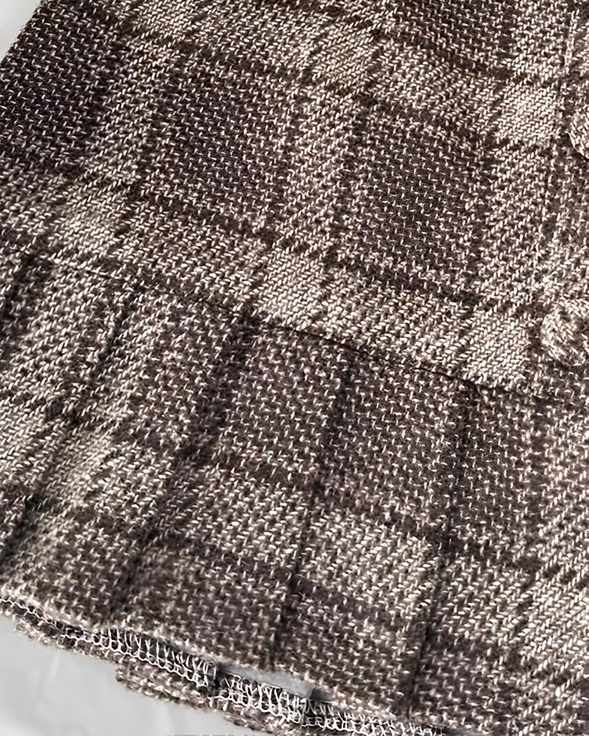 クラシカルチェックプリーツミニスカート Mc 724