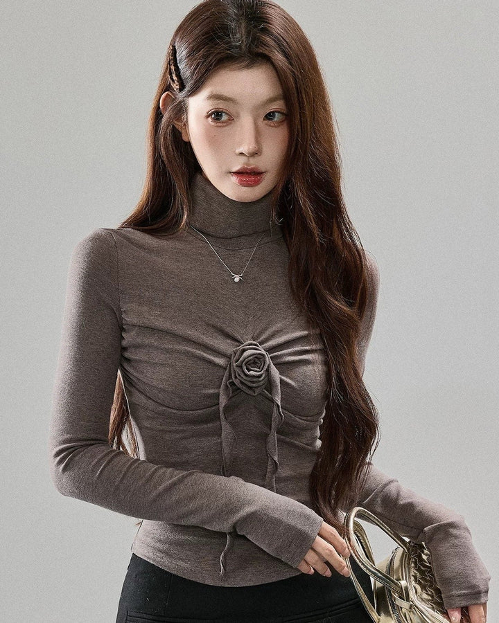 ローズドレープニットトップス Mc 576