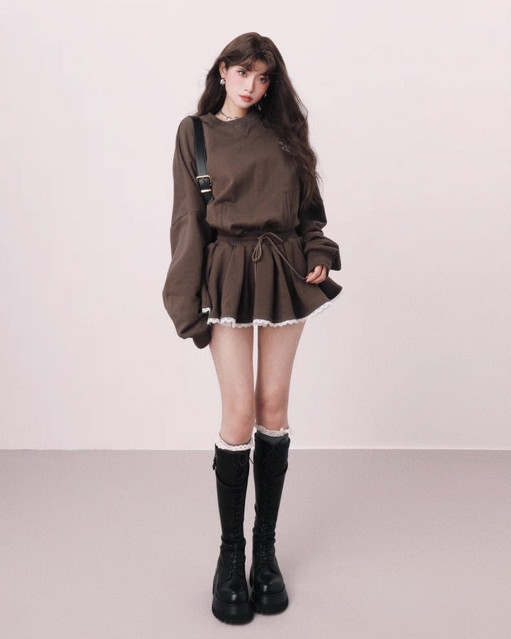 フレアスウェットワンピース Mc 582