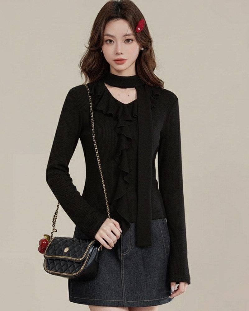 アシンメトリーデザイントップス Mc583