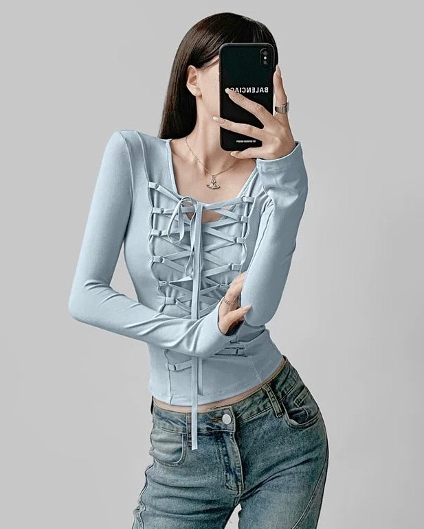 レースアップエッジトップ Mc 605