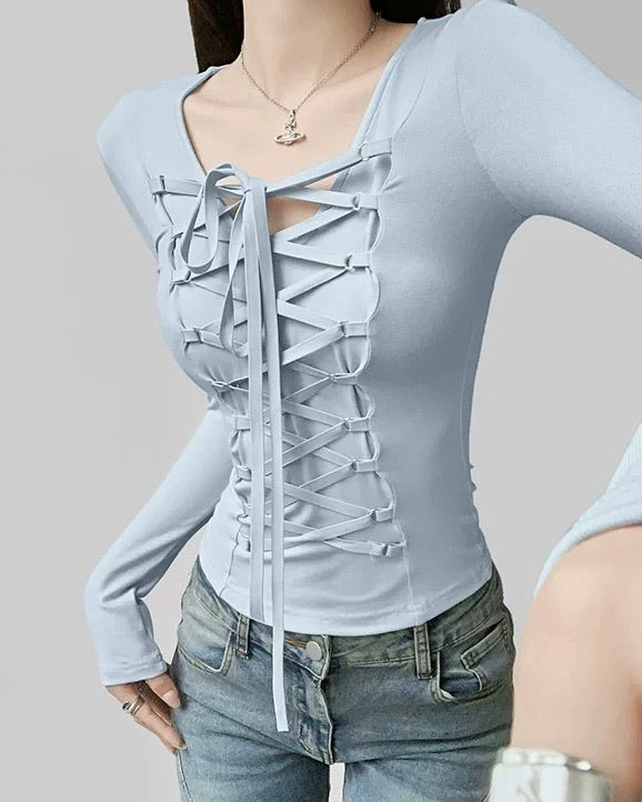 レースアップエッジトップ Mc 605