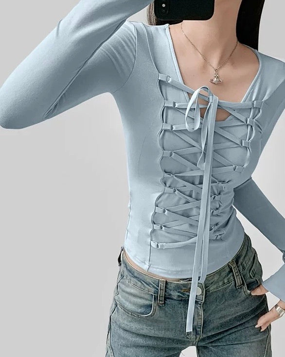 レースアップエッジトップ Mc 605