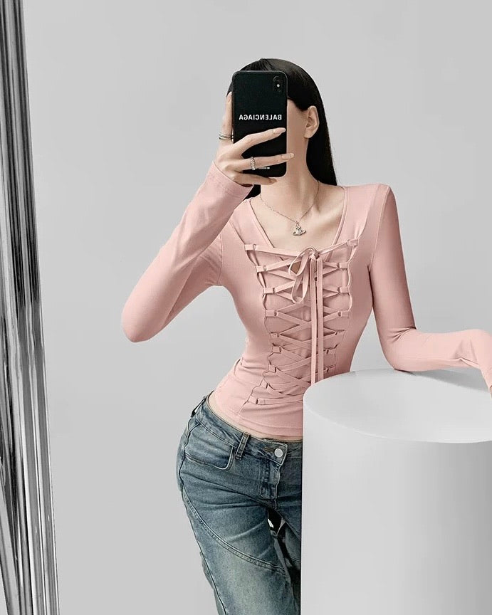 レースアップエッジトップ Mc 605