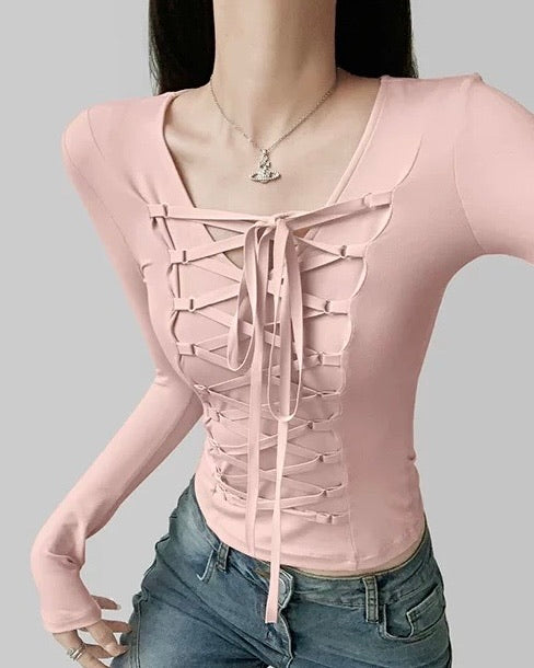 レースアップエッジトップ Mc 605