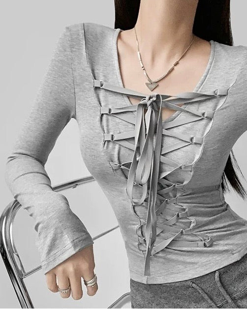 レースアップエッジトップ Mc 605