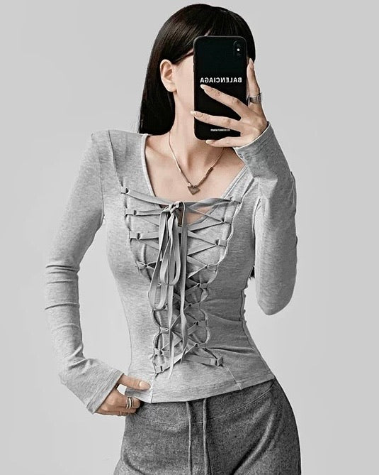 レースアップエッジトップ Mc 605