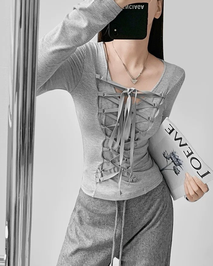 レースアップエッジトップ Mc 605