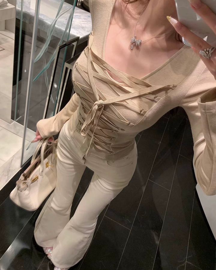 レースアップエッジトップ Mc 605