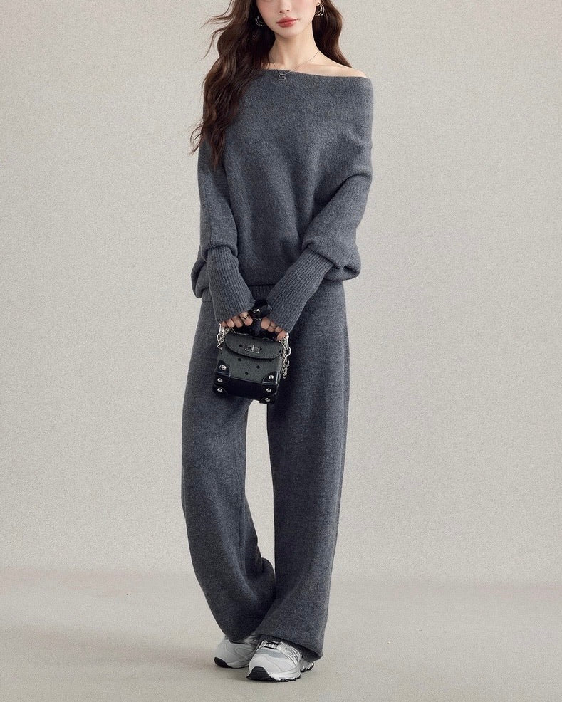 オフショルニットセットアップ  Mc 618