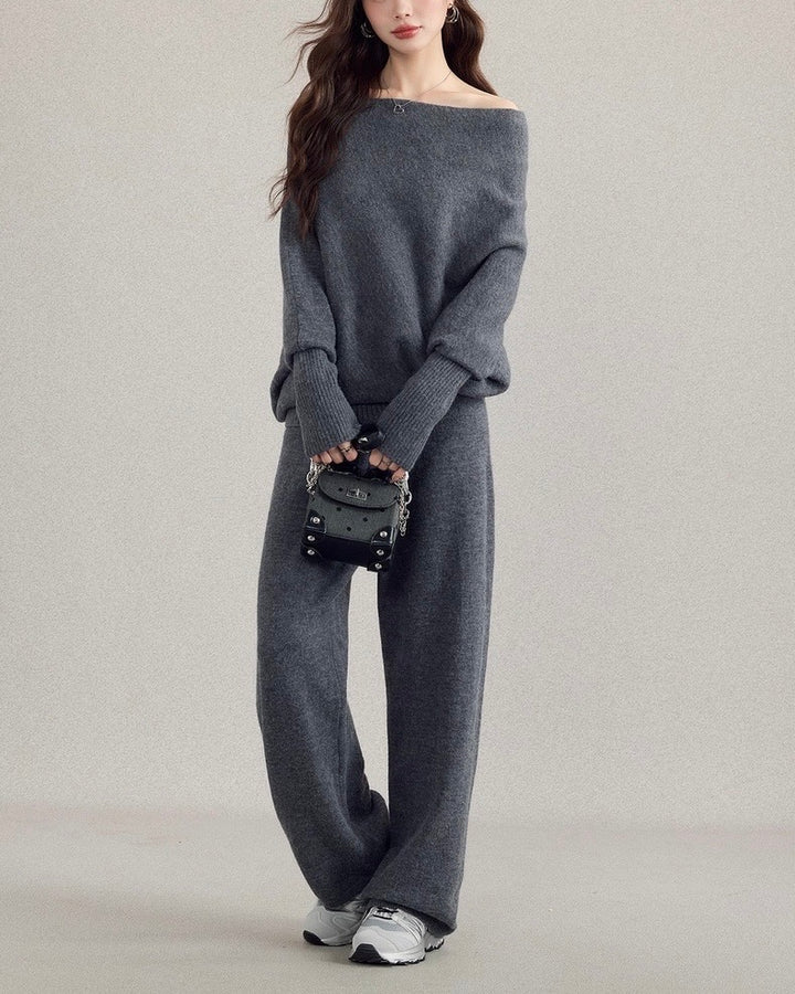 オフショルニットセットアップ  Mc 618