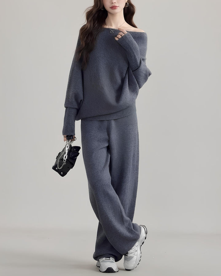 オフショルニットセットアップ  Mc 618