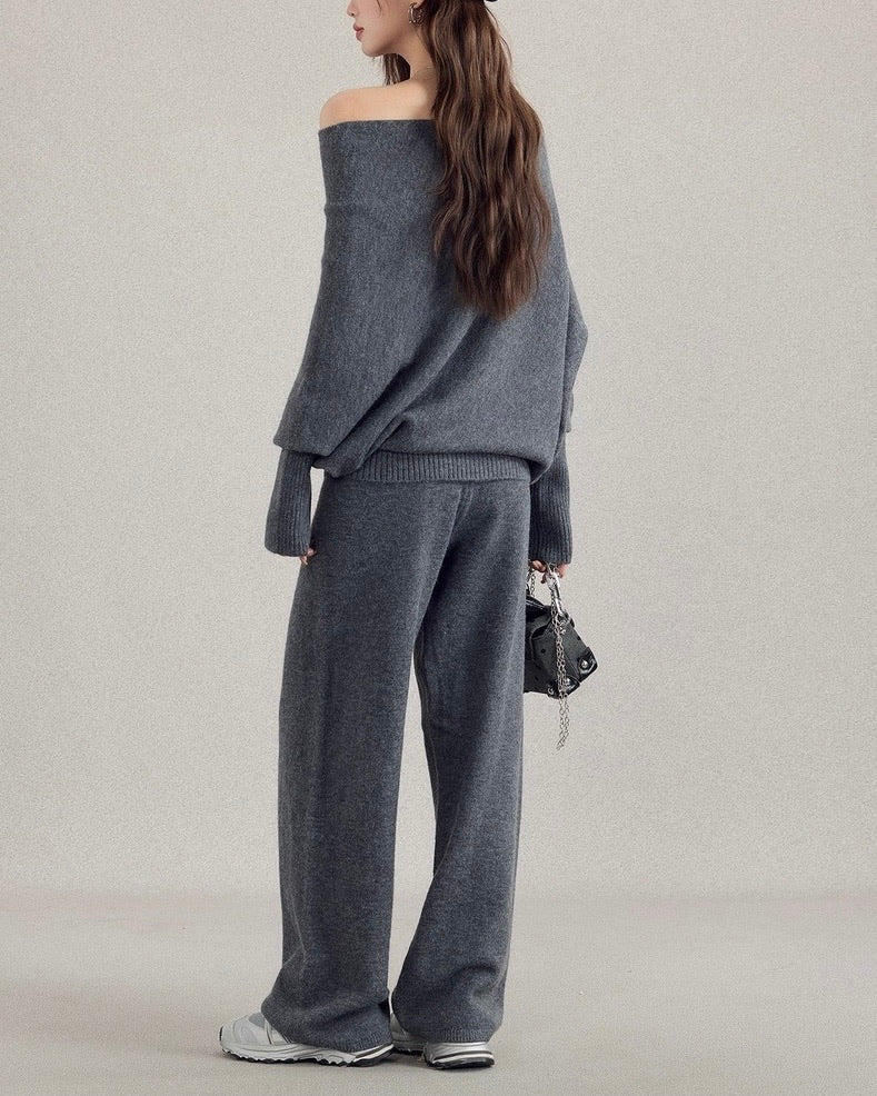 オフショルニットセットアップ  Mc 618