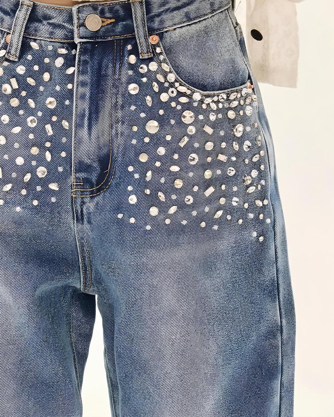 ローライズビジューデニム Mc 746