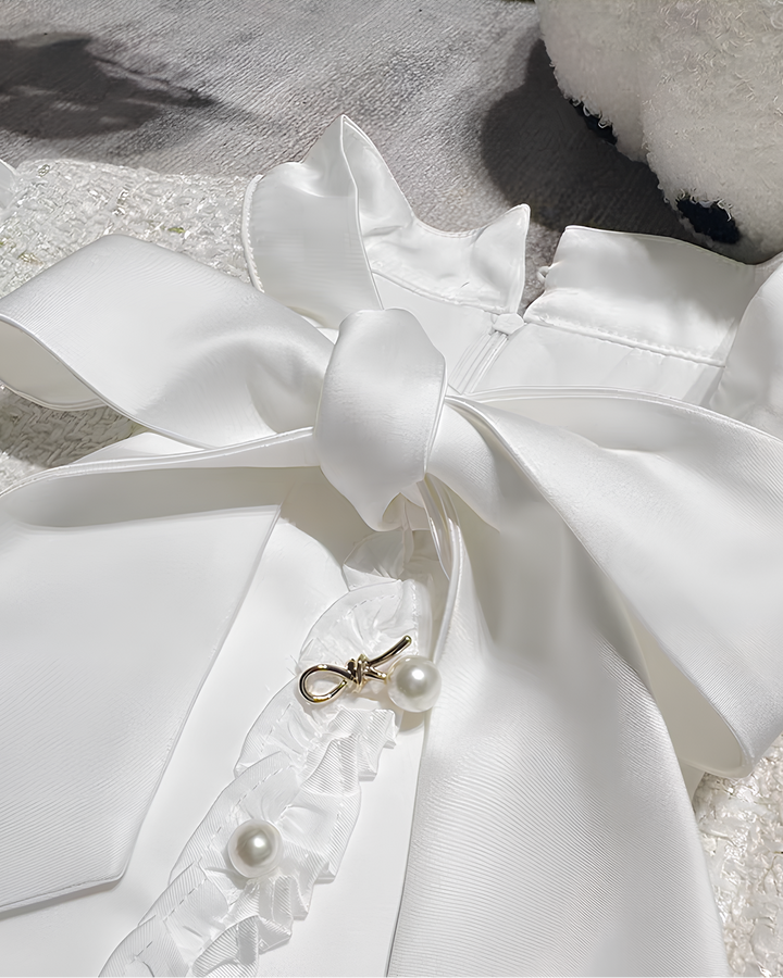 クラシカルリボンツイードワンピース Mc 732