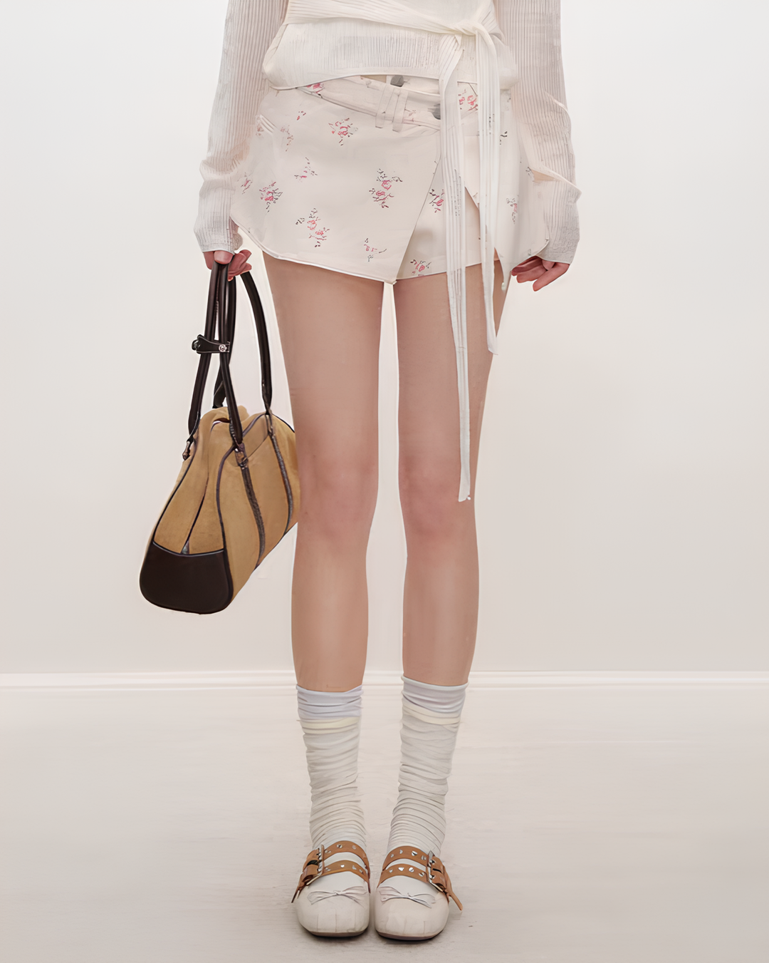 フラワーアシメミニスカパン Mc 728