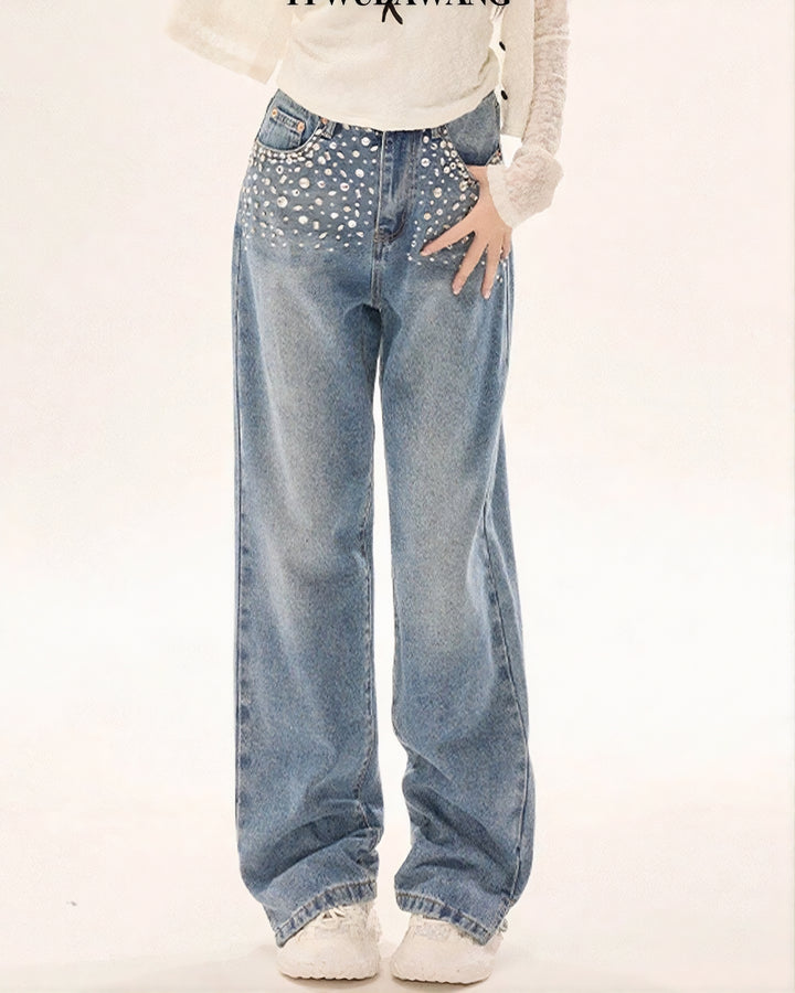 ローライズビジューデニム Mc 746